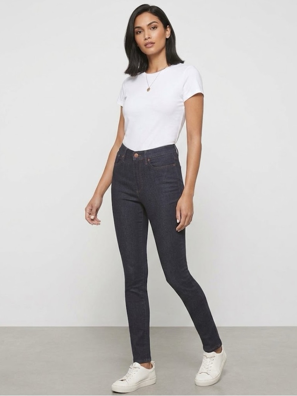 Calvin Klein High Rise Skinny Jeans Black